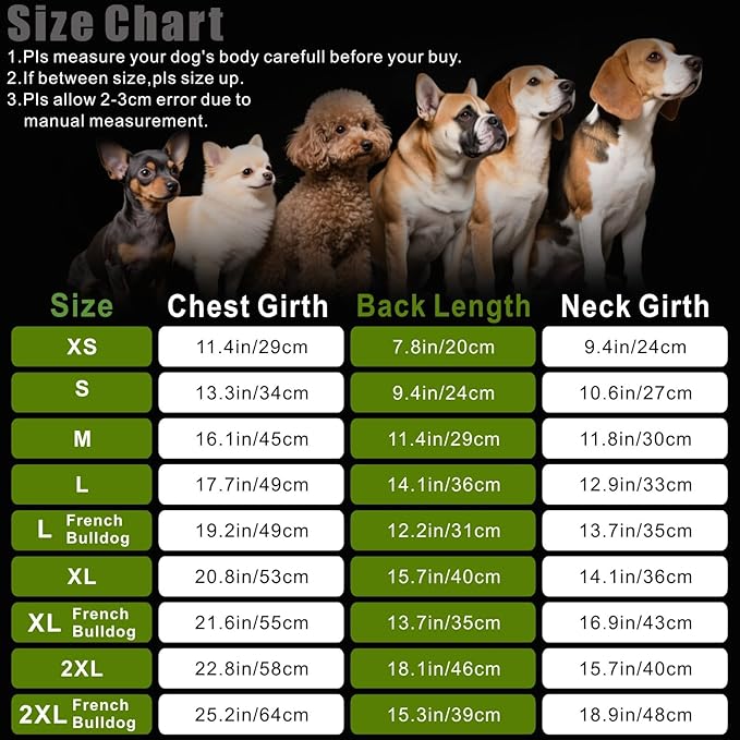 Idepet 2 Pack Dog Fleece Vest Sweater Warm Pullover Jacket with D-Ring Leash Reflective Winter Coat Hoodie for Small Medium Dogs Puppy Cat Pet Clothes (Dark Green&Grass Green, X-Large-French Bulldog)