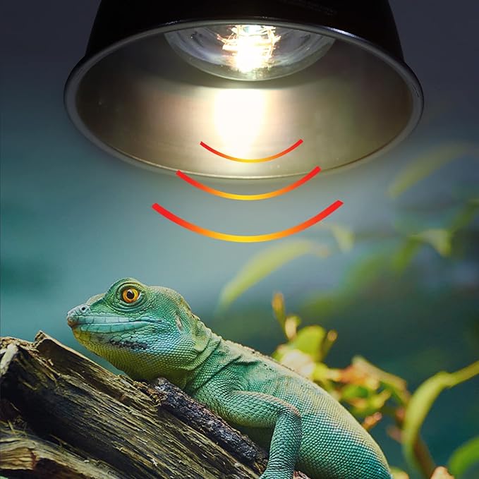 Aiicioo UVB Reptile Light 80W - UVB Light Bulb for Reptile Mercucry Vapor Bulb Heat Basking Lamp Bulb Full Spectrum UVA UVB All in One Sun Lamp for Bearded Dragon Lizard Turtle
