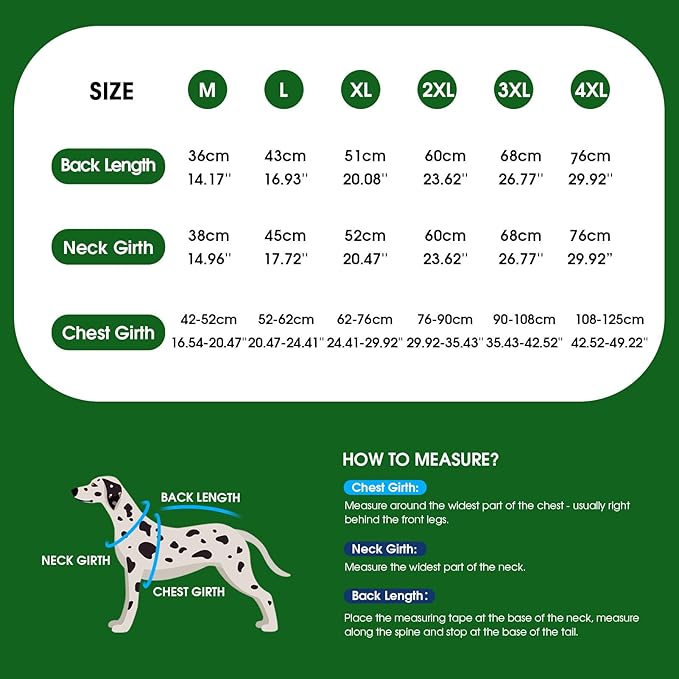 ASENKU Extra Warm Dog Coat - Winter Jacket with Fleece, Reflective Adjustable for Medium Dogs, Dachshund Clothes (Green, M)