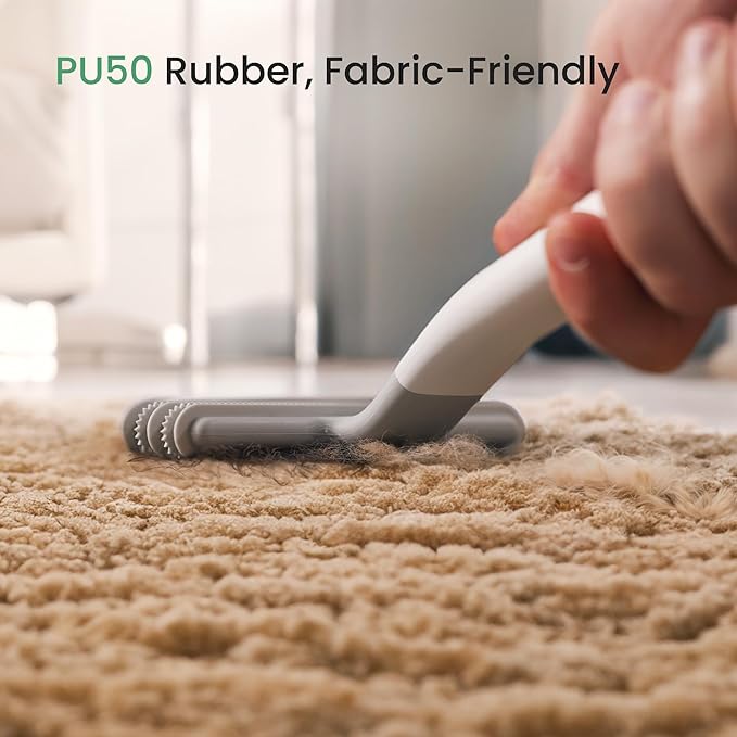 Layer Brush Pet Hair Removal Tool for Raking up Embedded Hair and Debris, Reusable Fabric-Friendly Cat and Dog Hair Remover for Couch, Car, Rug, Cat Tree and Others