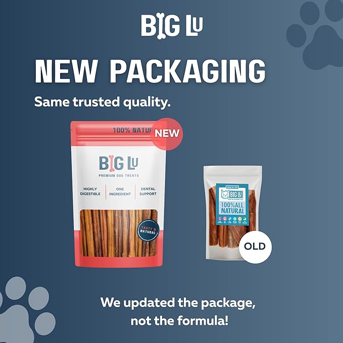 Big Lu – Pig Ear Dog Chews, 12 Count, All-Natural Single-Ingredient Pork Treats, Easily Digestible, Supports Joint Health with Glucosamine and Chondroitin