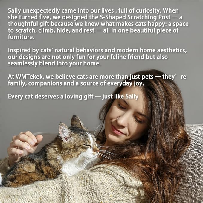 3-in-1 S-Shaped Cat Scratching Board Tunnel cat Scratcher cat Tree cat Tunnel S Shape Large Multi cat condo House cave Bed Indoor Climbing Hiding Scratching Playing Gift