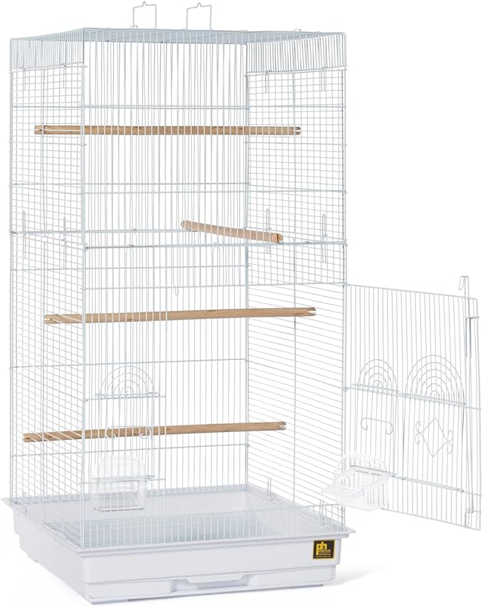 Prevue Pet Products SPECONO1818H-W Tall Tiel Cage, White