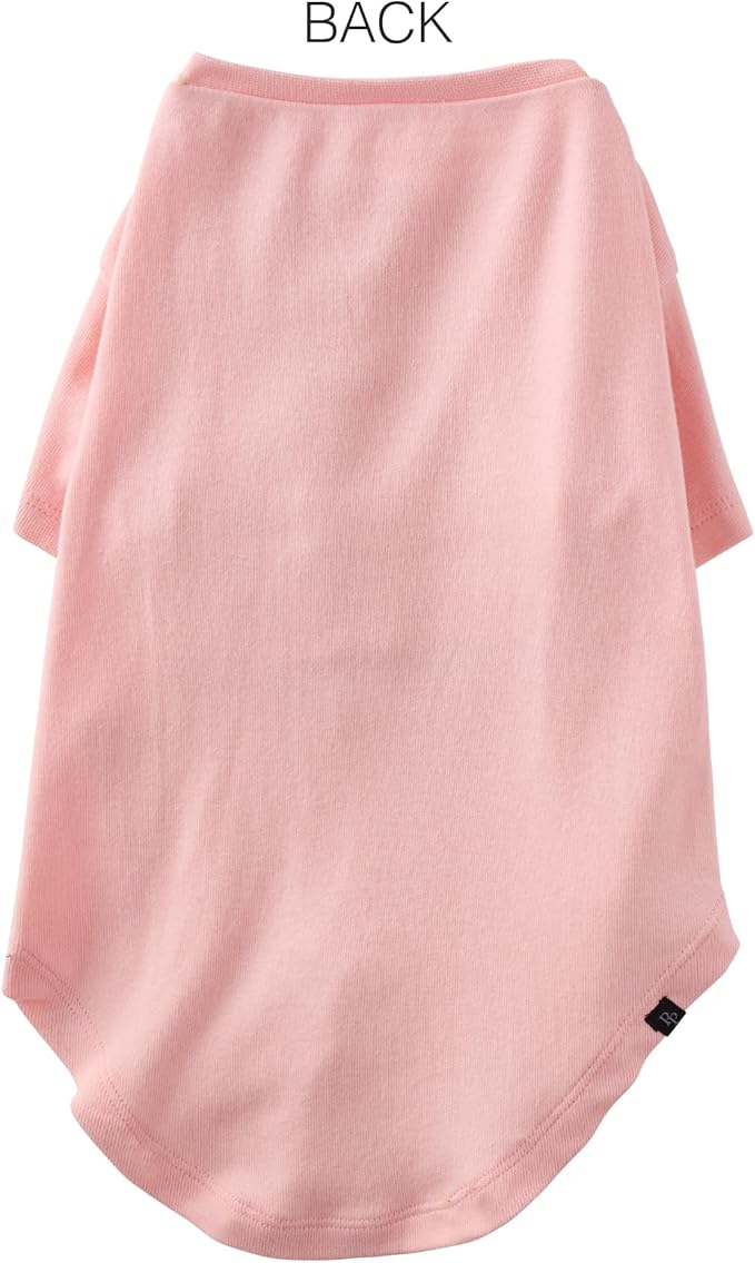 Toby II - The Perfect Tee, 3 Pack Short Sleeve Pet T-Shirt 100% Organic Cotton Tees Clothes for Small, Medium, Large Dogs, Pink Camo, Large