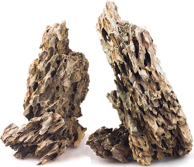 Lifegard Aquatics Aquascaping Dragon Ohko Rock 10 Lb Kit – Decorative Aquarium Rocks, Fish Tanks – 10 Lbs Kits