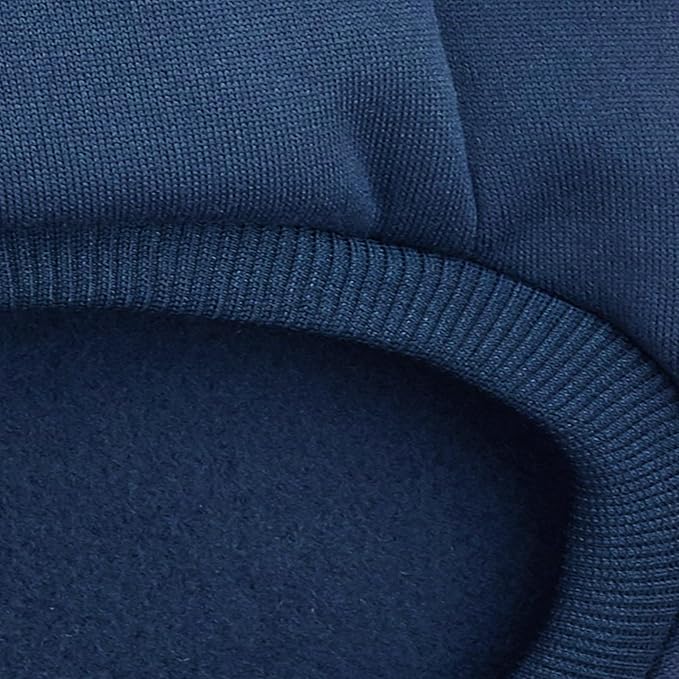 Puppy Sweater for Small Dogs Clothes Warm Winter Cat Clothe Pet Sweatshirt Knitwear Doggie Kitten Clothing (Medium, Navy)