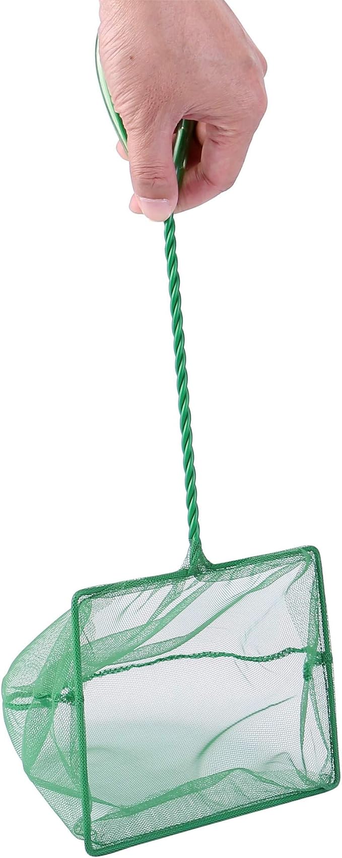 Mogoko 2 Pack Aquarium Net Fish Net, Small Net, Multi-Size Fine Mesh Aquarium Net with Long Plastic Handle for Fish Tank