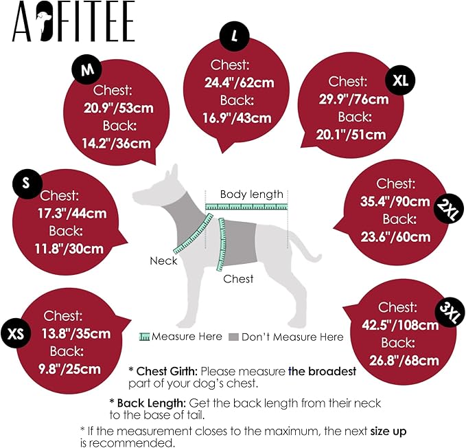 AOFITEE Dog Coat, Waterproof Dog Jacket Winter, Dogs Coat with Harness Built in, Warm Dogs Puffer Jacket with Zipper, Reflective Pet Snowsuit Sweater for Dachshund, French Bulldog, Boston Terrier, M