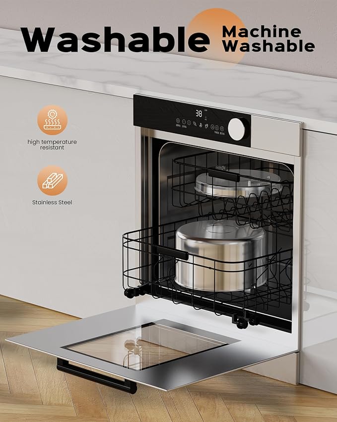 Cat Water Fountain Stainless Steel + 6 Filters + 3 Sponges - Pet Water Fountain 24/7 Keep The Water Fresh 74oz Capacity Ultra-Quiet No Sputter Compact Easy to Clean