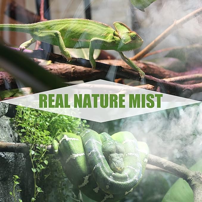 MRREPTILE Reptile Fogger Humidifiers Mister, Misting System for Reptiles, Terrarium Fogger Humidifier, 2.8L Large Capacity Reptifogger [UPGRADE]