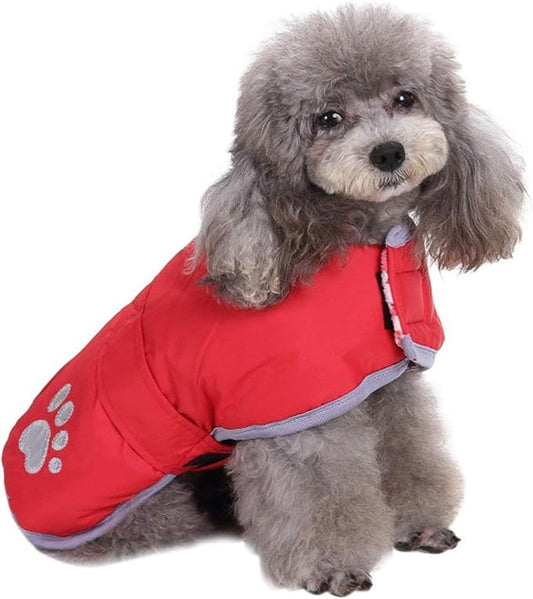 Queenmore Cold Weather Dog Coats Loft Reversible Winter Fleece Dog Vest Waterproof Pet Jacket Available in Extra Small, Small, Medium, Large Extra Large Sizes