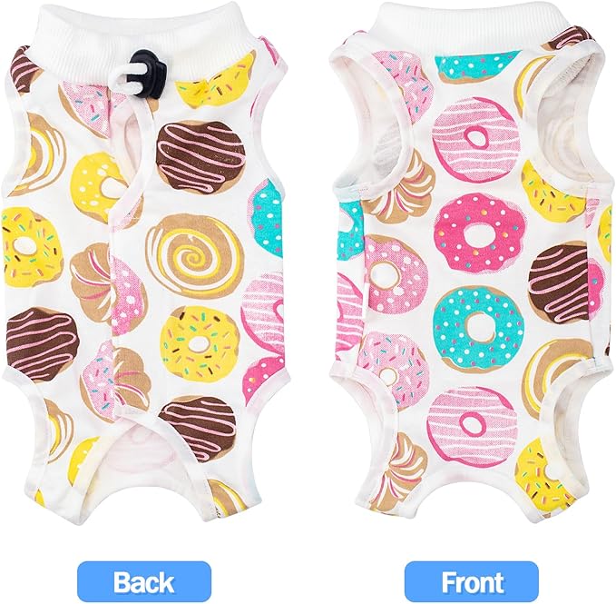 Cat Recovery Suit Female, Breathable Cat Onesie After Surgery Female for Abdominal Wounds or Skin Diseases, Surgery Recovery Suit Kitten Onesie After Spay Wear Anti Licking