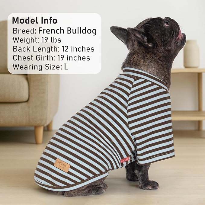 KYEESE 3Pack Dog Sweater Comfy Dog Sweaters for Medium Dogs Boy Lightweight Dogs Sweatshirt Pullover Pet Fleece Sweater Stretchy Pets Clothes Soft Pets Sweaters Pet Coat with Sleeves for Cold Weather