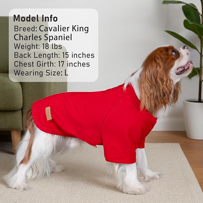KYEESE 3Pack Dog Sweater Pet Coat with Sleeves Soft Dogs Sweatshirt Stretchy Dog Sweaters for Small Dogs Girl Comfy Cat Clothes Pullover Puppy Fleece Sweater Lightweight Cat Sweaters for Cold Weather