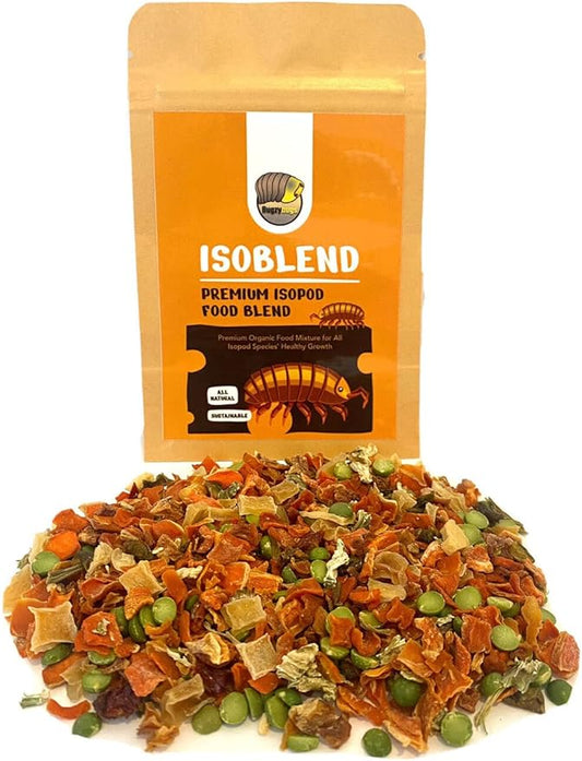 Isoblend Premium Isopod Food Feed Mix All Natural Vegetable Dry Blend for Isopods Feeders Insects