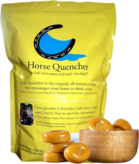 Horse Hydration Supplement Treat, Thirst Quencher for Horses, All-Natural Grains for Equestrians and Horse Owners, Aids in Preventing Health Issues - 3.5 lbs Bag