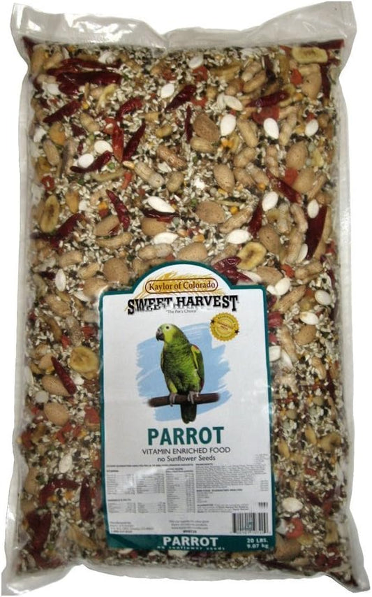 Parrot Food Without Sunflower 20lbs