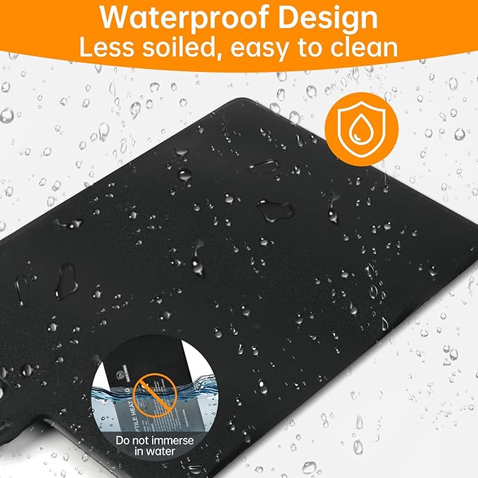 Reptile Heat Pad with Digital Thermostat, Under Tank Terrrarium Heat Mat 16W 8 * 12 Inch, Temperature Controller Heating Pad for Reptile, Turtles, Lizards, Snake, Hermit Crab, Frogs