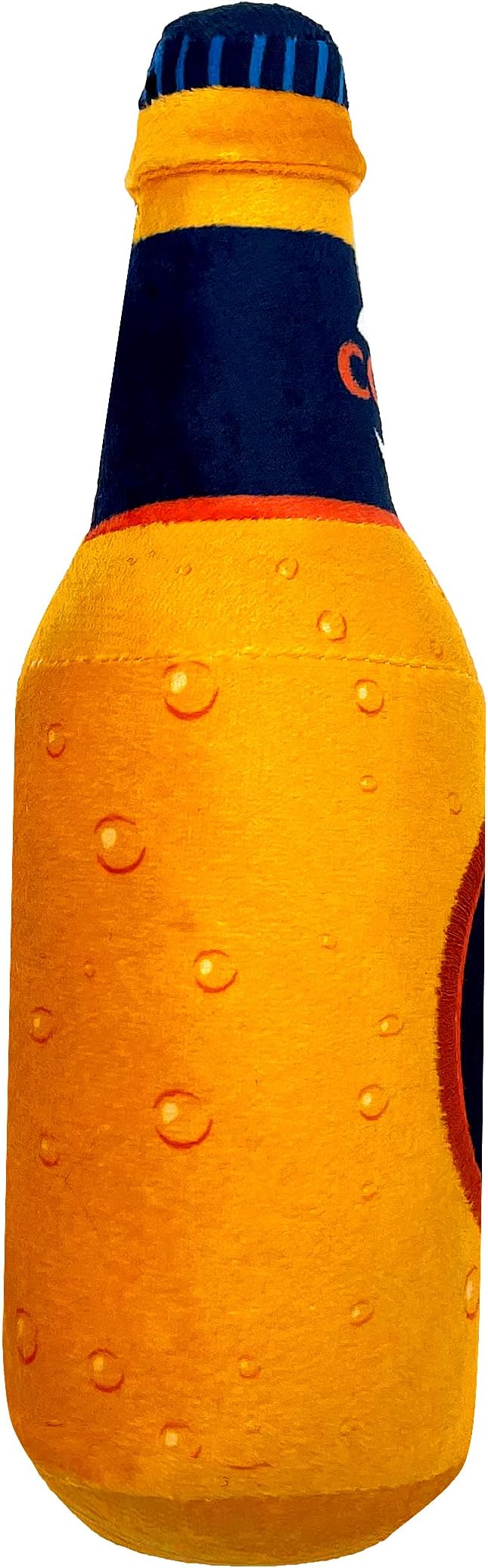 NCAA Auburn Tigers Beer Bottle Plush Dog & CAT Squeak Toy- Cutest Stadium SODA Bottle Snack Plush Toy for Dogs & Cats with Inner Squeaker & Beautiful Football/Basketball Team Name/Logo