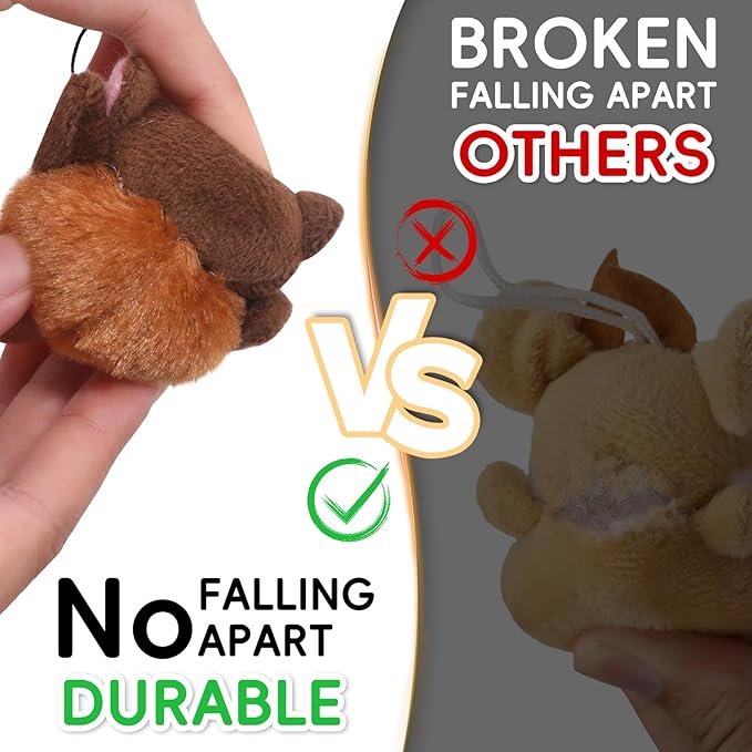 36 Pack Small Stuffed Animals Bulk Gifts for Kids (2.3/2"-2.5/3.5" Each), Party Favors Toys for Girls, Easter Basket Stuffers Christmas Stocking Plushies (36PCS)