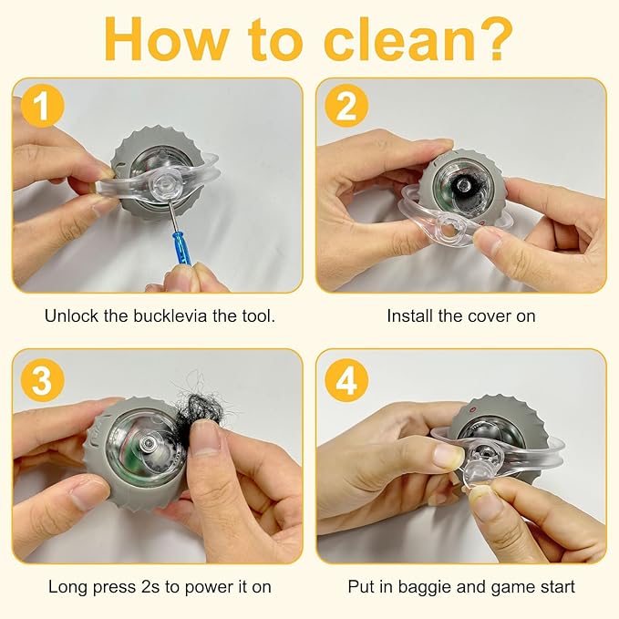 Interactive Cat Toys for Indoor Cats, Automatic Motion Cat Toy in Pouch Fast Rolling Ball in Play Mat Hide and Seek Mouse Catching Game with Chirping Stimulation,Led Light,Auto On/Off(Pink)