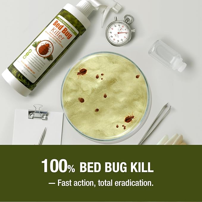 Bed Bug Killer 16 oz EcoVenger by EcoRaider, 100% Kill Efficacy, Bedbugs & Mites, Kills Eggs & The Resistant, Lasting Protection, USDA BIO-Certified, Plant Extract Based & Non-Toxic, Child & Pet Safe