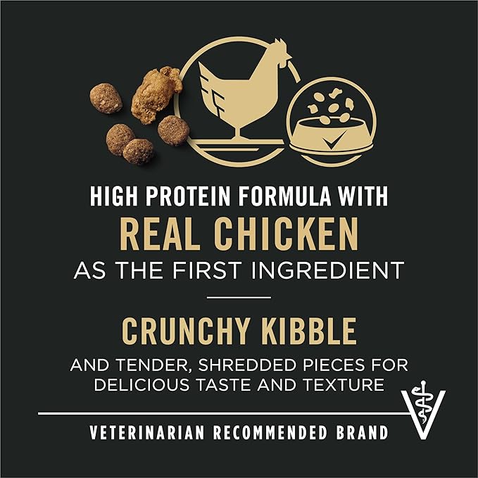 Purina Pro Plan Small Breed Weight Management Dry Dog Food, Shredded Blend Chicken and Rice Formula - 18 lb. Bag