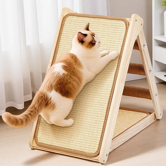 Large Sisal Cat Scratching Post, Durable Cat Scratcher for Large Cats, No Assembly Vertical Cat Scratcher, Kitten Scratching Post