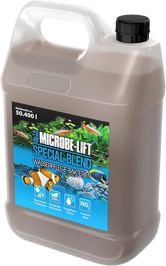 MICROBE-LIFT SBHG1 Special Blend Aquarium and Fish Tank Cleaner for Freshwater and Saltwater, 128 Ounces