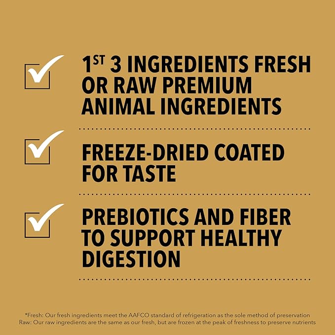 ACANA Highest Protein Grain Free Dry Dog Food Meadowlands Recipe 4.5lb Bag