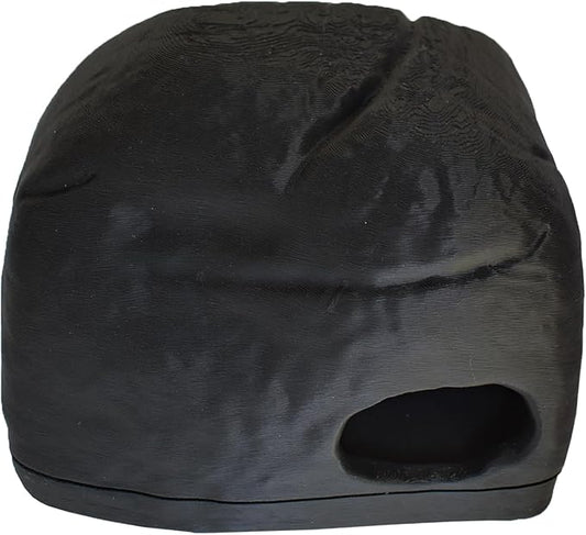 Gecko Cave Reptile Hide - Naturalistic Terrarium Shelter for Geckos, Lizards,Snakes, Bearded Dragons, Tortoises and Other Reptiles - Black