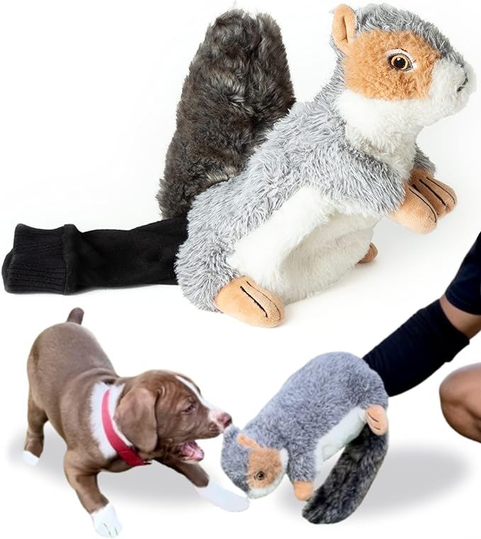 Pupr Pals Dog Toy Puppet with Tough Padding for Safe Interactive Play, Protection to Stop Puppy Kitten Biting Hands; for Boredom-Busting Training and Exercise