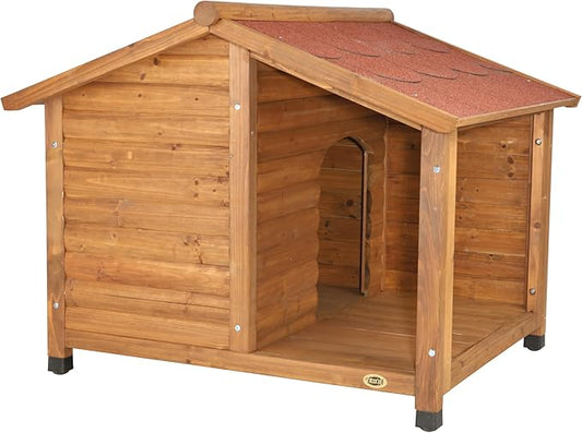 TRIXIE Natura Lodge Dog House, 39.5" L X 35.5" W X 32.5" H