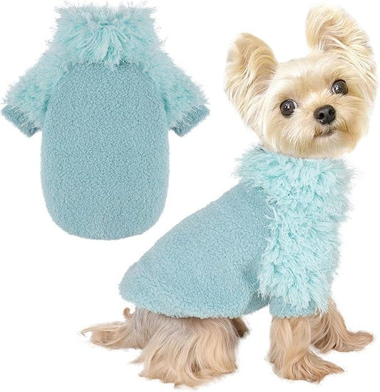 Dog Classic Sweater Chihuahua Sweatshirt Dog Clothes for Small Dogs Girl Boy Soft Fleece Coat for Small Dogs Cat Clothes Soft Puppy Cat Clothing