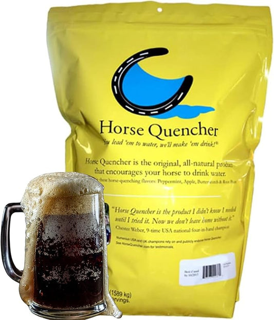 Horse Hydration Supplement Treat, Thirst Quencher for Horses, All-Natural Grains for Equestrians and Horse Owners, Aids in Preventing Health Issues - 3.5 lbs Bag