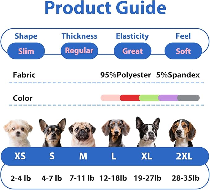 Stretch Fleece Dog Sweater - Pink, L - Pullover Sleeveless Vest | Warm Stretchable Sweatshirt, Lightweight Breathablefor for Outdoor Movement,Dachshund,French Bulldog