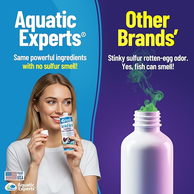 TankFirst Complete Aquarium Water Conditioner - Fish Water Conditioner, Instantly Removes Chlorine, Chloramines, and detoxifies Ammonia from Fish Tank (TankFirst Concentrate, 500 ml)
