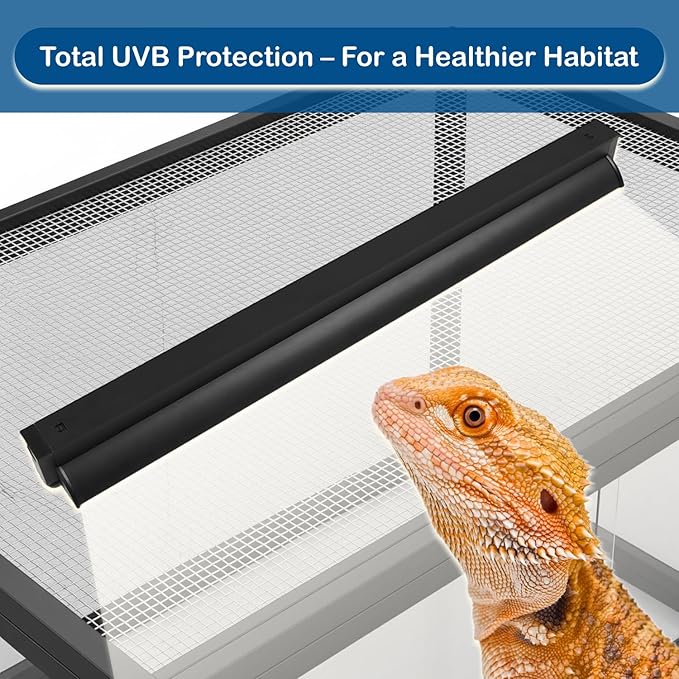MRREPTILE T5 UVB Reptile Light Bulb – 2-Pack 8W High-Output 10.0 UVB Bulbs for Bearded Dragons, Turtles & Lizards – Liner UVA/UVB Lighting for Basking & Vitamin D3 Synthesis