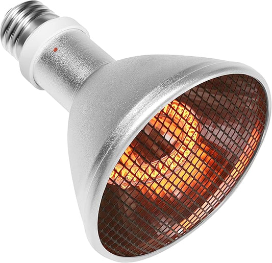 Deep Heat Projector - DHP 130W Infrared Reptile Heat Lamp Bulbs for Turtle Light Bearded Dragon Chicken Lizard Leopard Gecko Snake