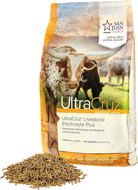 UltraCruz® Livestock Electrolyte Plus, 25 lb