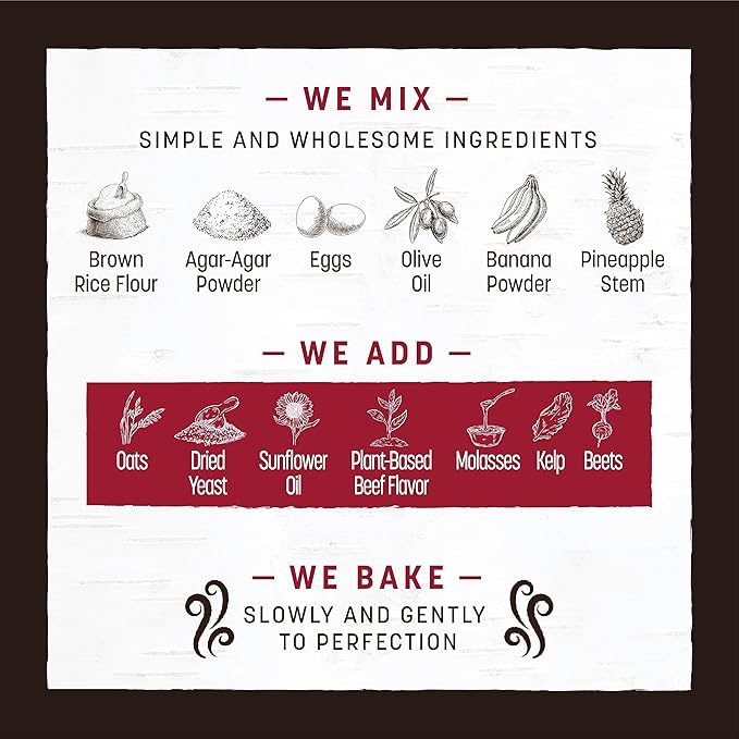 Earth Animal No Hide Strips Beef Free Flavored Vegetarian Natural Treats | Non Rawhide | Quick & Thin Dog Chews - 4 Count