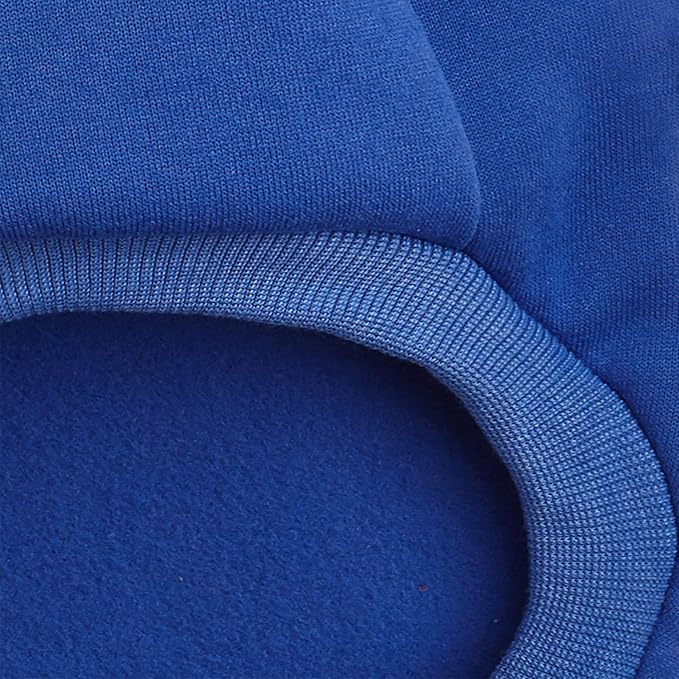 Puppy Sweater for Small Dogs Clothes Warm Winter Cat Clothe Pet Sweatshirt Knitwear Doggie Kitten Clothing, Blue, XX-Small