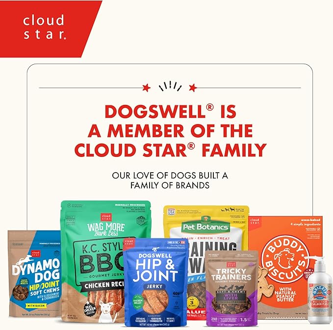 DOGSWELL Hip & Joint Soft & Chewy Dog Treats, Bacon, 14 oz. Bag