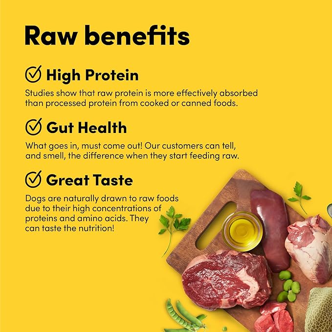 RawMix50 Premium Freeze-Dried Raw Grass-Fed Beef Recipe Dog Food, Protein Rich, Includes Kibble, Non-GMO, No Wheat or Corn, 12 oz