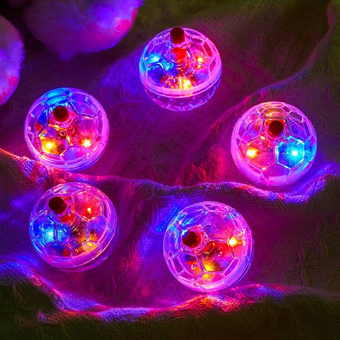 4 Piece Light Up Cat Balls Ghost Hunting Equipment, Indoor Motion-Activated Magic Cat Ball, Plastic Glowing Pet Toys