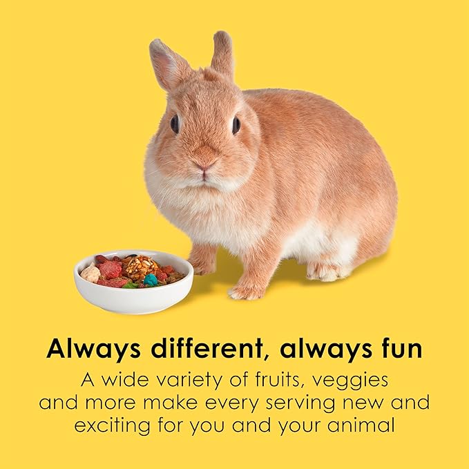 Kaytee Fiesta Rabbit Food, Nutritious and Fun Blend, Supports Dental Health and Digestion, 20 pounds