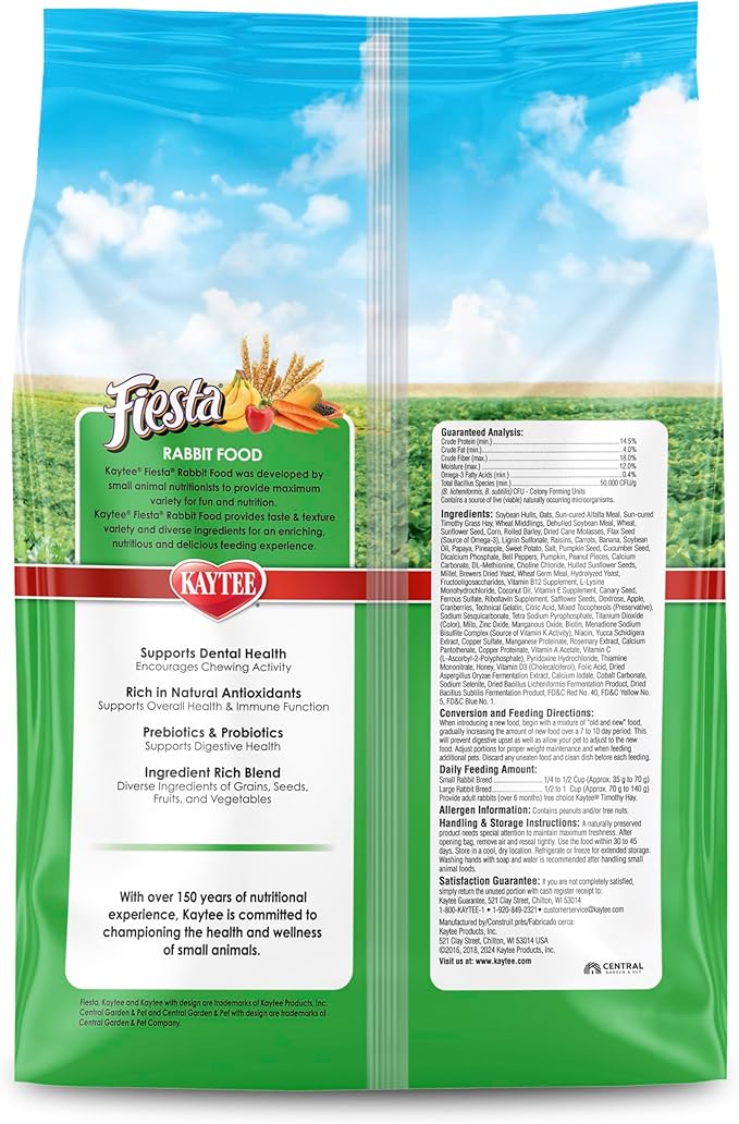 Kaytee 6.5 lb. Fiesta Max Rabbit 100502640