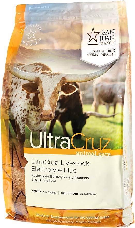 UltraCruz® Livestock Electrolyte Plus, 25 lb