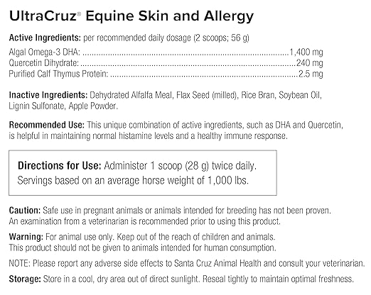 UltraCruz® Equine Skin and Allergy, 25 lb