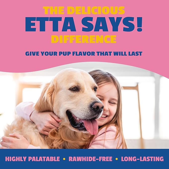 etta says! Flavor Fusion - All Natural Rawhide Free Chews for Dogs 2oz chew - Made in The USA 2 Ounce (Pack of 6) - Variety Pack
